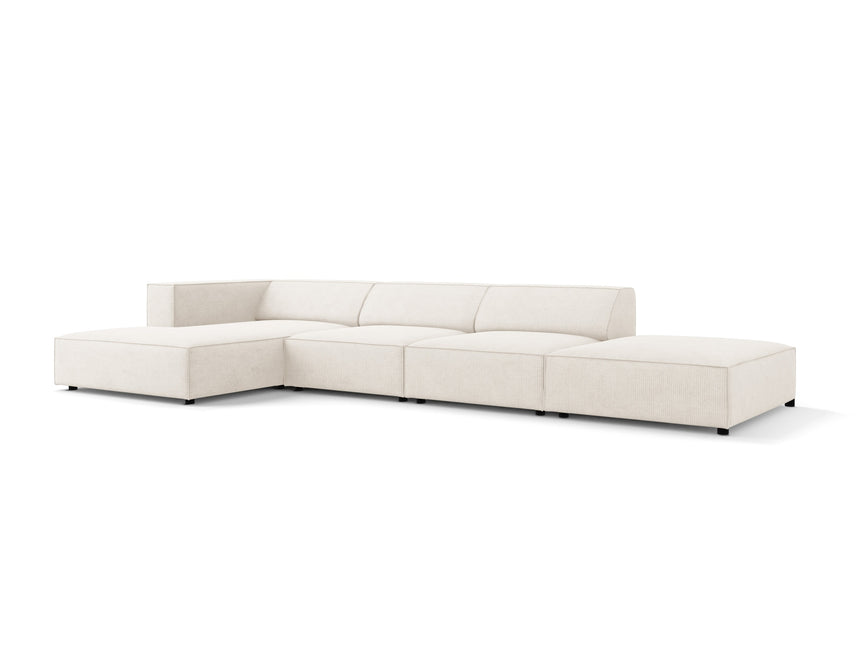 Corner sofa left, Arendal, 5-seater, Ivory