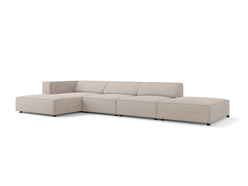 Left corner sofa, Arendal, 5-seater, dark beige