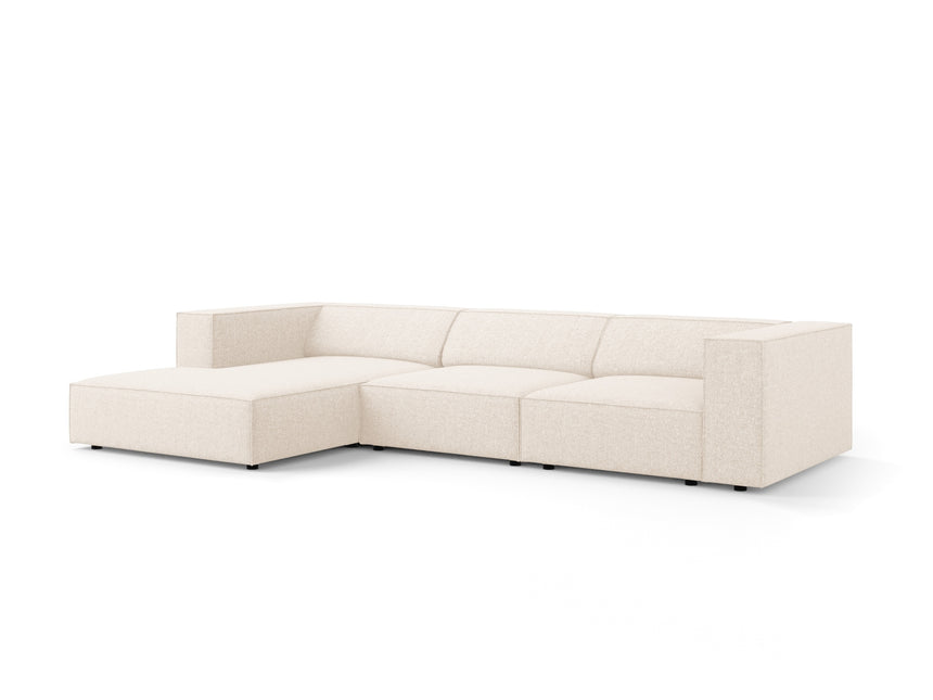 Corner sofa left, Arendal, 4-seater, light beige