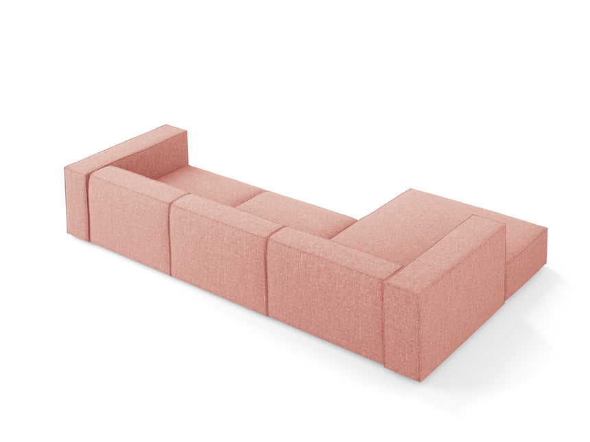 Corner sofa left, Arendal, 4-seater, pink