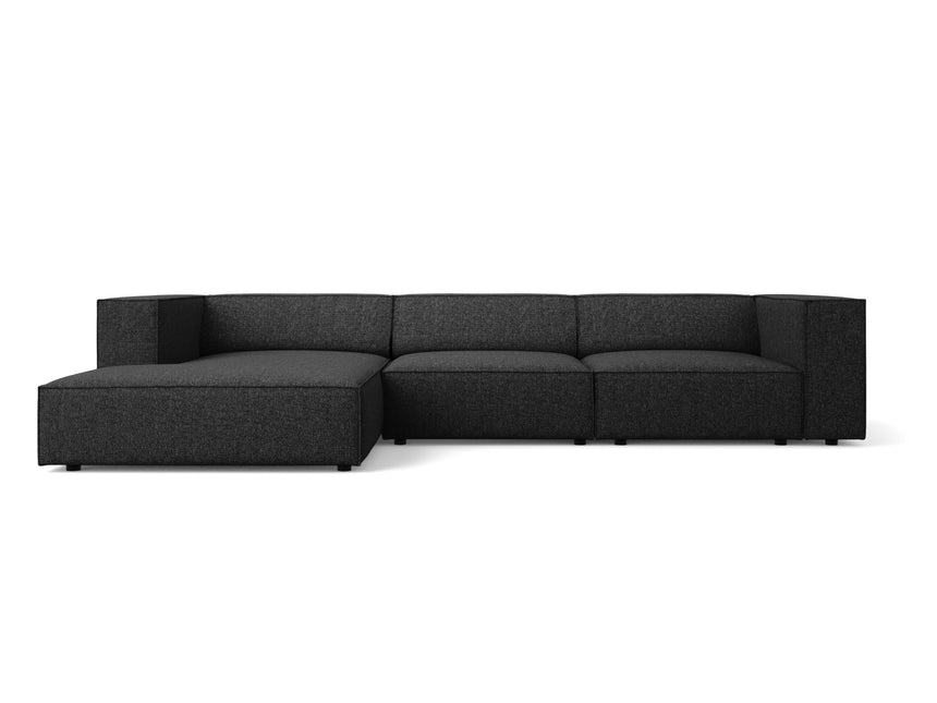Corner sofa left, Arendal, 4-seater, black