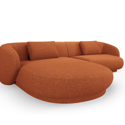 Corner sofa, Camden, 4-seater, Terracotta Melange