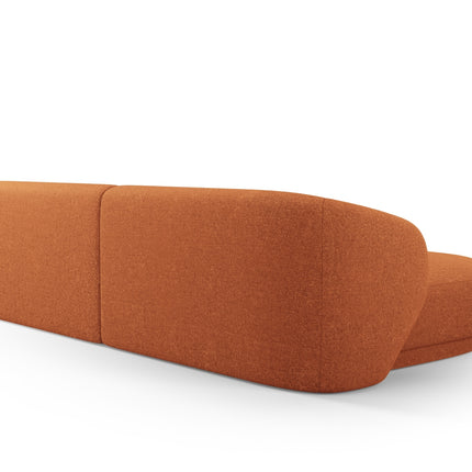 Corner sofa, Camden, 4-seater, Terracotta Melange