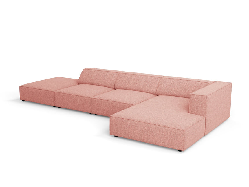 Right corner sofa, Arendal, 5-seater, pink