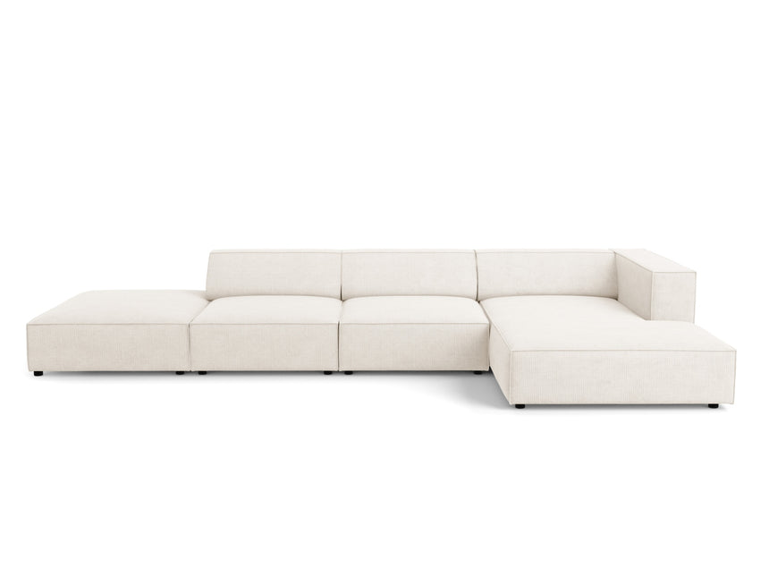 Corner sofa right, Arendal, 5-seater, ivory