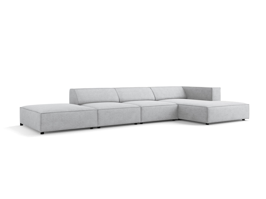 Right corner sofa, Arendal, 5-seater, light gray