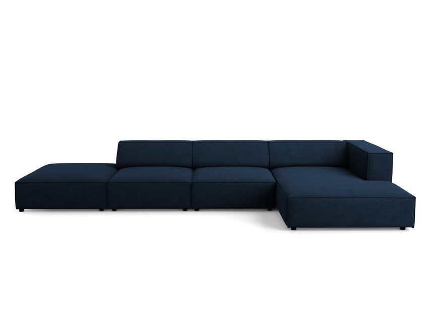 Right corner sofa, Arendal, 5-seater, royal blue