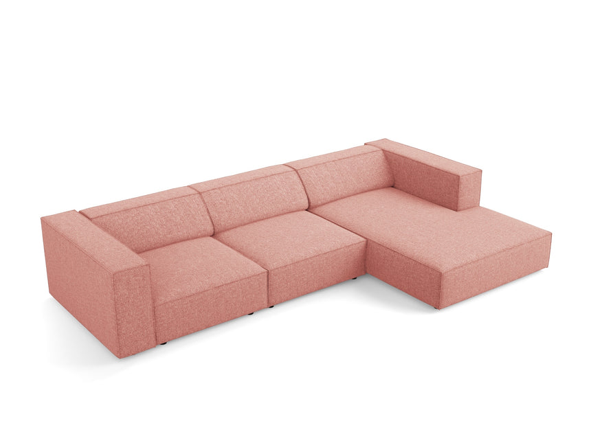 Right corner sofa, Arendal, 4-seater, pink