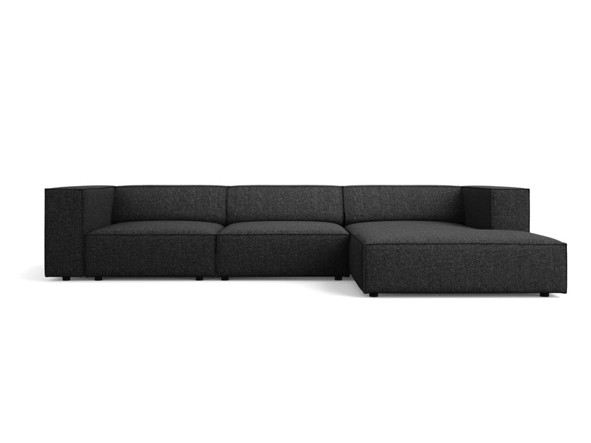 Corner sofa right, Arendal, 4-seater, black