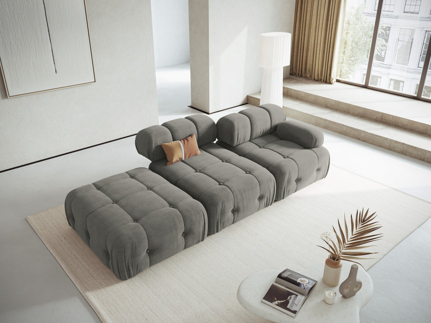 Left modular sofa, Ferento, 3-seater, gray