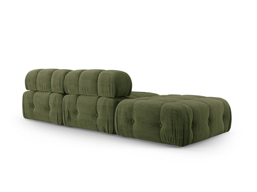Left modular sofa, Ferento, 3-seater, green