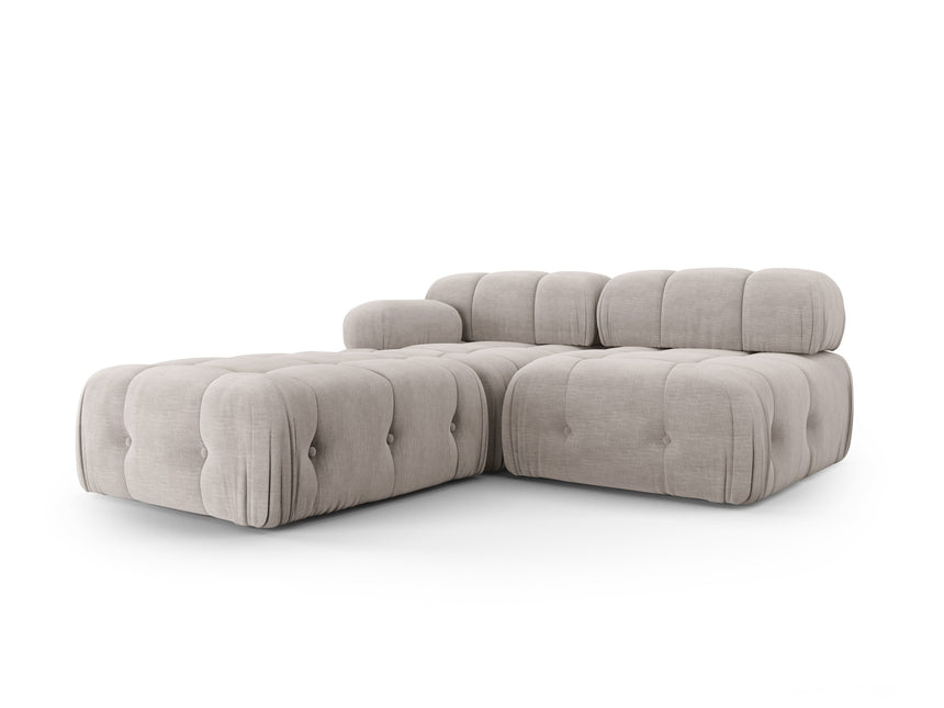 Modular sofa right, Ferento, 3-seater, light gray