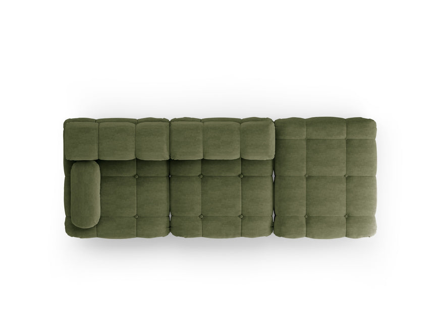 Modular sofa right, Ferento, 3-seater, green
