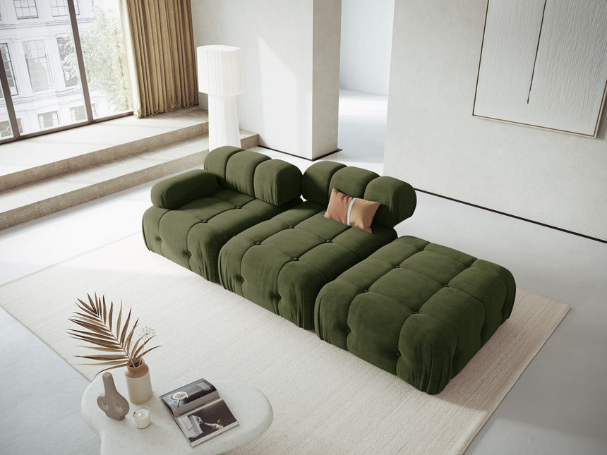 Modular sofa right, Ferento, 3-seater, green
