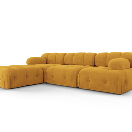 Modular sofa, Ferento, 4-seater, mustard