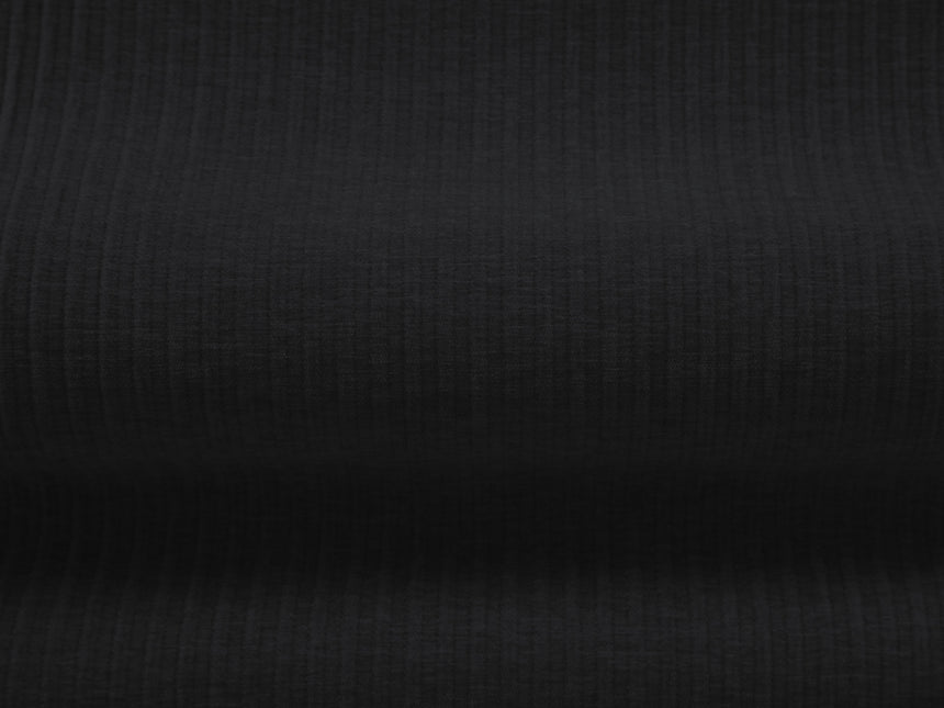 Panoramic corner sofa left, Arendal, 7-seater, black