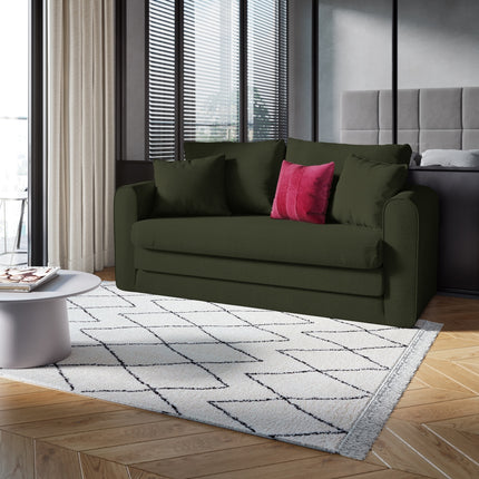 Sofa With Bed Function, Lido, 2 Seaters - Green
