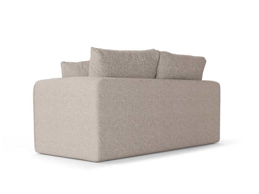 Sofa With Bed Function, Lido, 2 Seaters - Light Gray