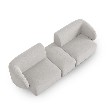 Modular sofa, Shane, 2 seats - Silver
