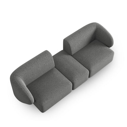 Modular sofa, Shane, 2 seats - Dark Grey