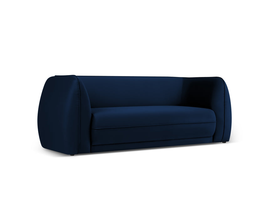 Velvet sofa, Lando, 2 seats - Royal blue