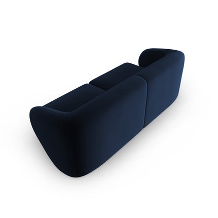 Velvet modular sofa, Shane, 2 seats - Royal Blue