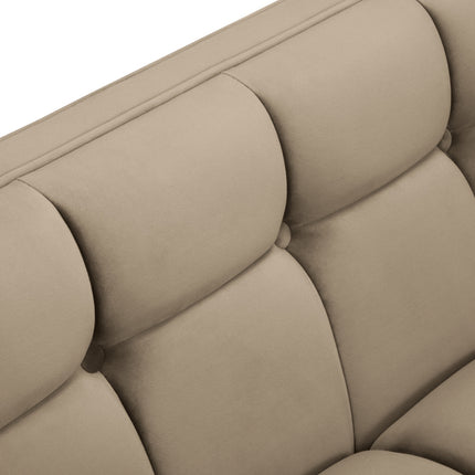 Velvet sofa, Karoo, 2 seats - Beige