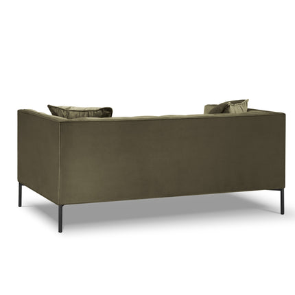 Velvet sofa, Karoo, 2 seats - Green