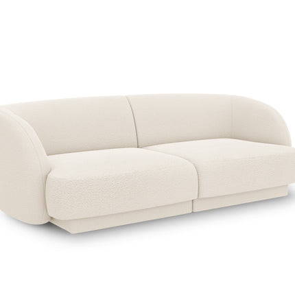 Boucle sofa, Miley, 2 seats - Beige