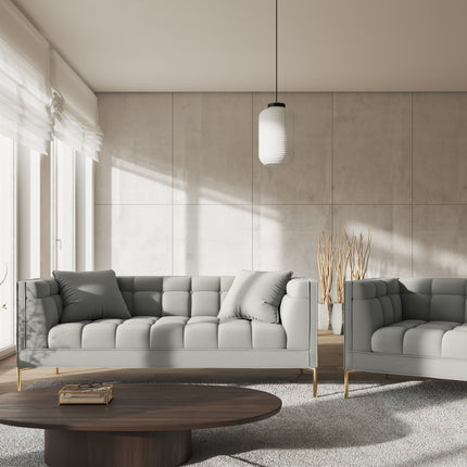 Sofa, Karoo, 2 Seaters - Light Grey