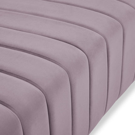 Velvet sofa, Annite, 2 seats - Lavender