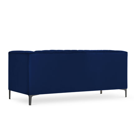 Velvet sofa, Annite, 2 seats - Royal blue
