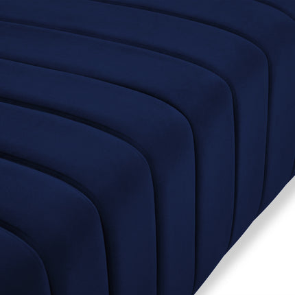 Velvet sofa, Annite, 2 seats - Royal blue