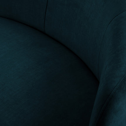 Left velvet sofa, Alice, 3 seats - Deep Blue