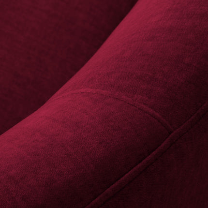 Right velvet sofa, Alice, 3 seats - Burgundy