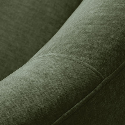 Right velvet sofa, Alice, 3 seats - Green