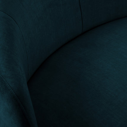 Right velvet sofa, Alice, 3 seats - Deep Blue