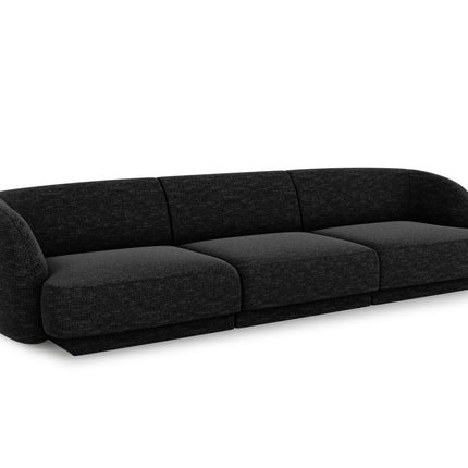 Sofa, Miley, 3 Seaters - Black