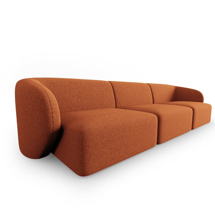 Modular sofa, Shane, 3 seats - Terracotta