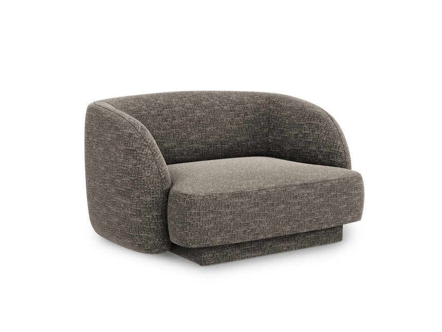 Armchair, Miley, 1 Seater - Gray