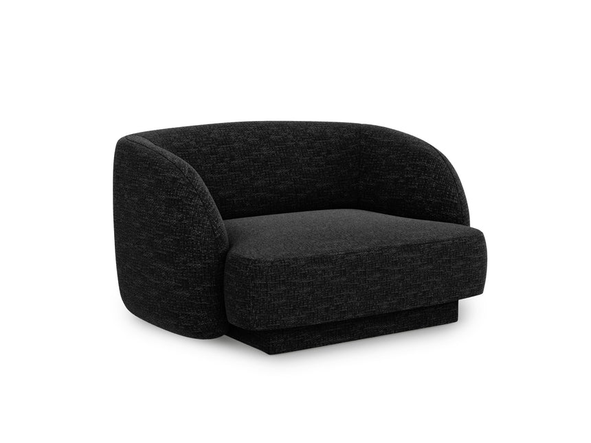Armchair, Miley, 1 Seater - Black