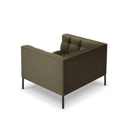 Fluwelen fauteuil,  Karoo,  1 zitplaats - Groen