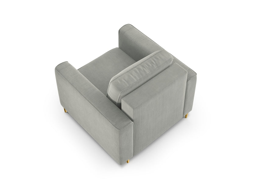Armchair, Dunas, 1 Seater - Light Gray