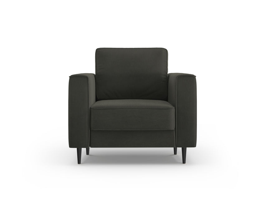 Armchair, Dunas, 1 Seater - Black