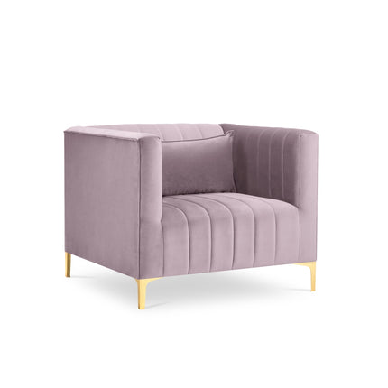 Fluwelen fauteuil,  Annite,  1 zitplaats - Lavender