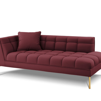 Chaise Longue right, Karoo, 1-seater - Dark red