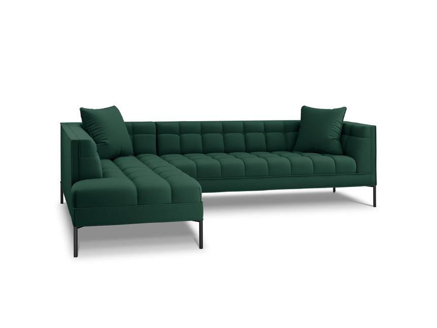 Left corner sofa, Karoo, 5 seats - Green