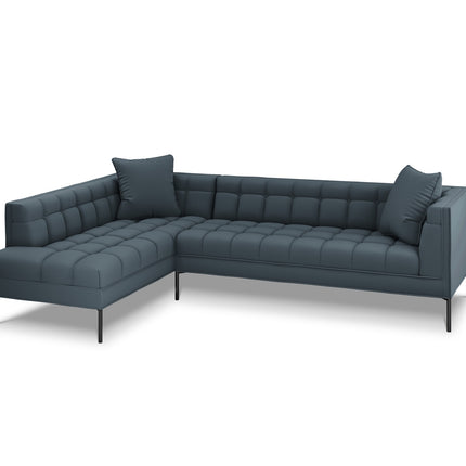 Left corner sofa, Karoo, 5 seats - Blue