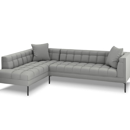 Left corner sofa, Karoo, 5 seats - Gray