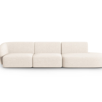 Modular sofa right, Shane, 4 seats - Light beige